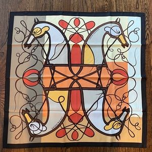 Hermès Coup de Fouet Silk Scarf 90cm